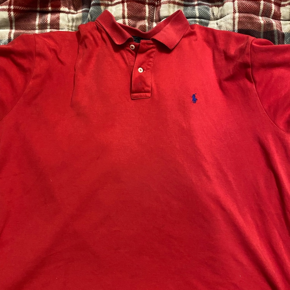 Red polo ralphh and Lauren great quality